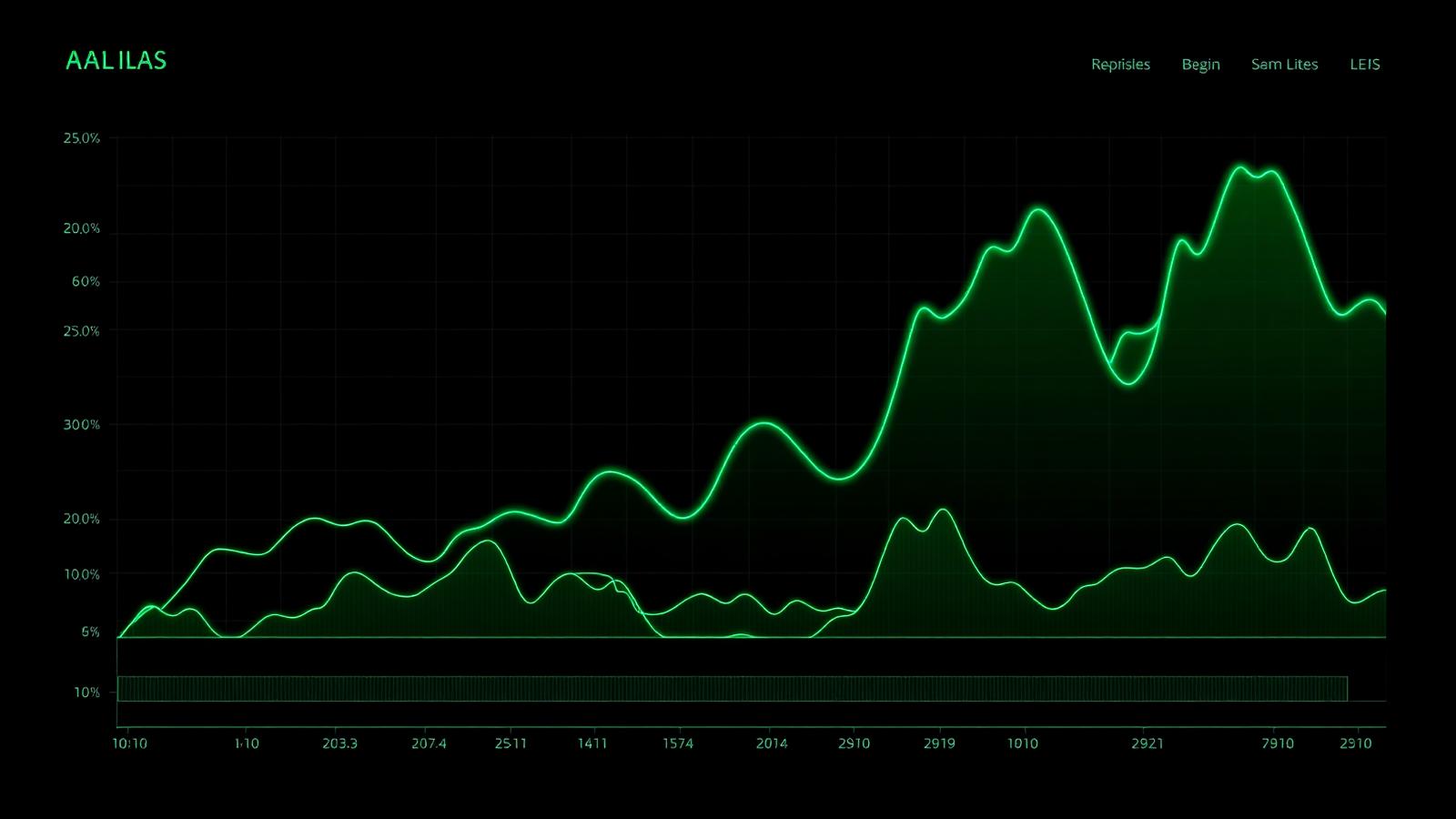 Athlete performance telemetry chart